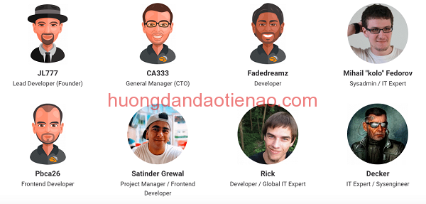 Team phát triển của Komodo (KMD)